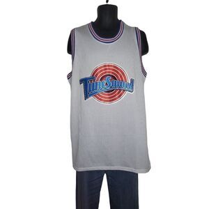 Looney‎ Tunes Tune Squad Jersey Men Sz L Basketball Jersey Bunny Space Movie